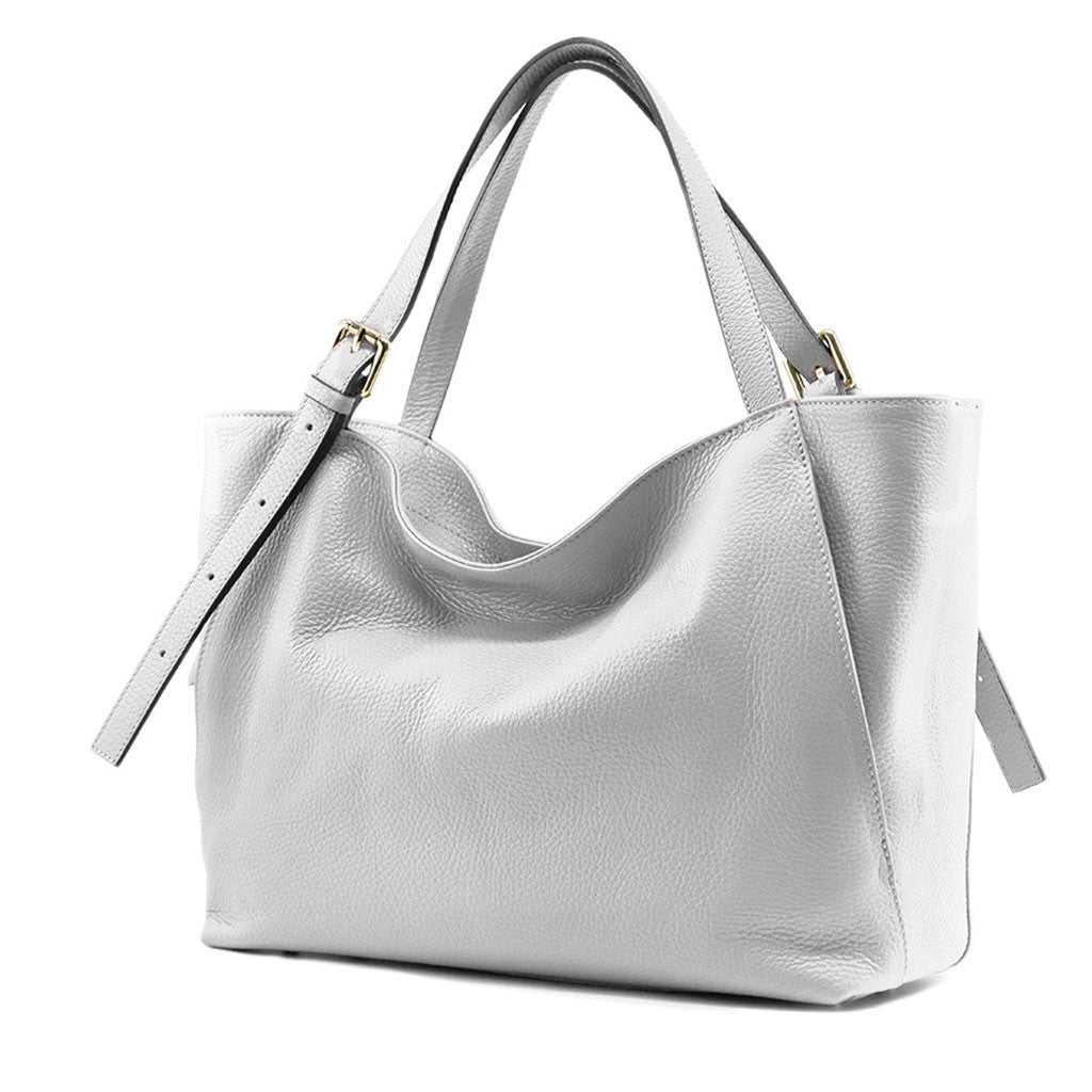 Ludmilla Large Leather Shoulder Bag – Adjustable Straps
