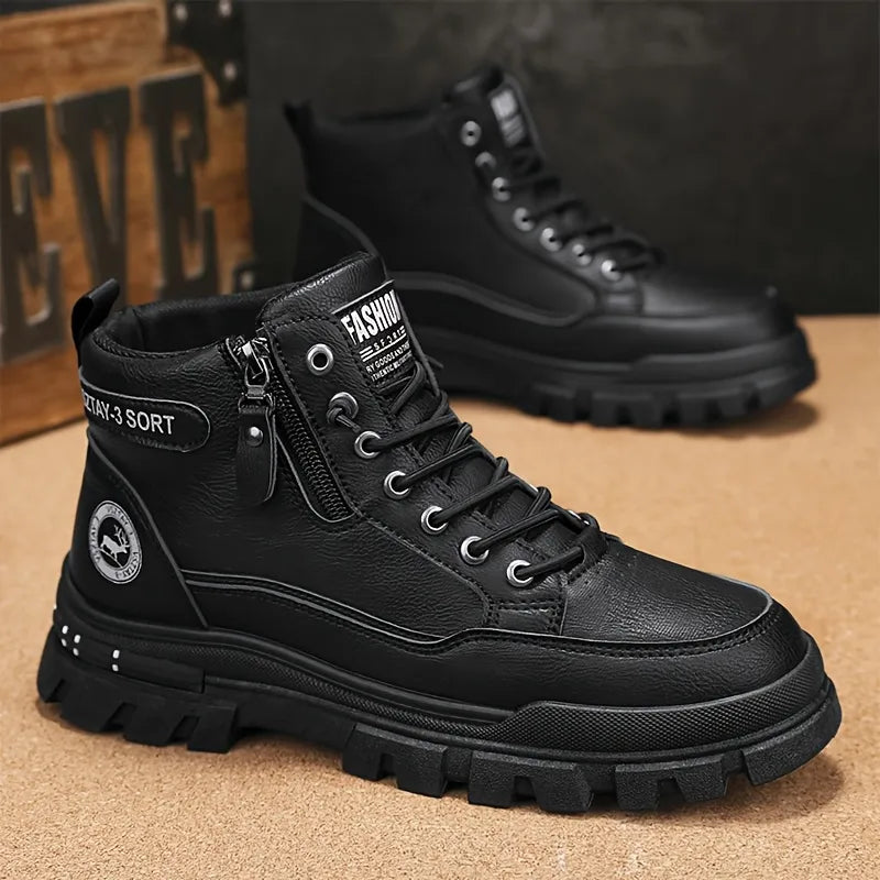 Heren Mid-Top Casual Boots voor Elke Dag