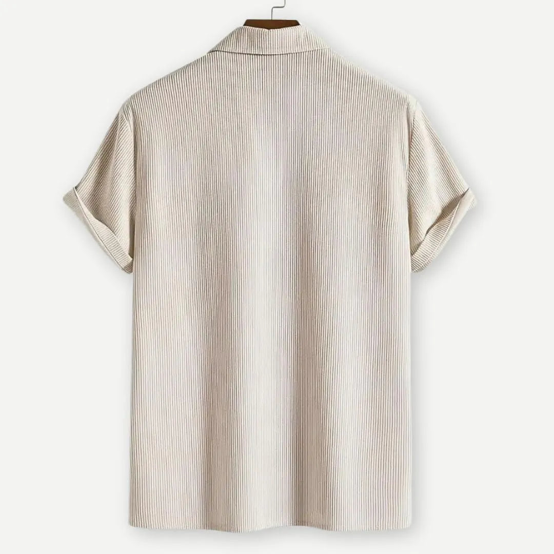 Heren Ribbel Polo met Johnny Kraag