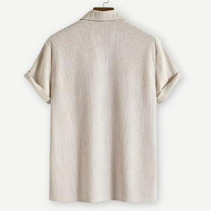 Heren Ribbel Polo met Johnny Kraag