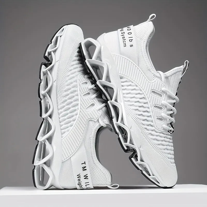 Heren Ademende Casual Sneakers met Gecushionde Zool