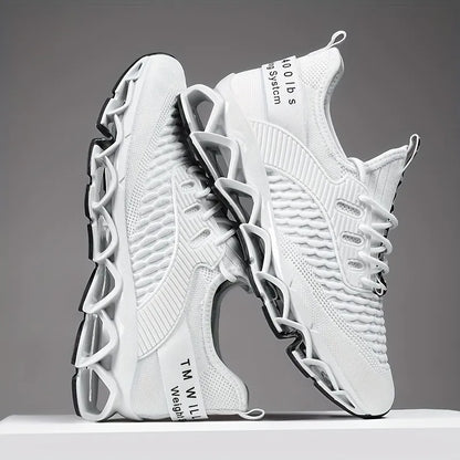Heren Ademende Casual Sneakers met Gecushionde Zool