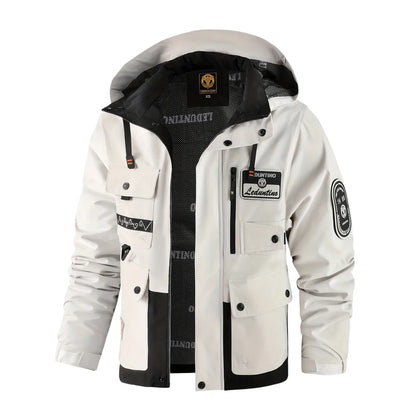 Men’s Hooded Casual Jacket for Spring and Autumn