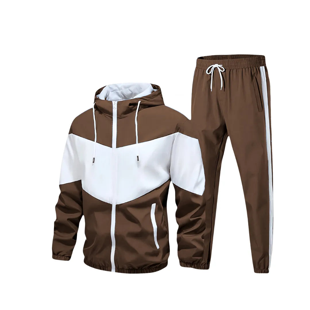 Trainingsanzug für Herren mit Kapuzenjacke und Jogginghose
