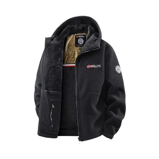 Thermische Winterjacke für Herren mit Fleecefutter