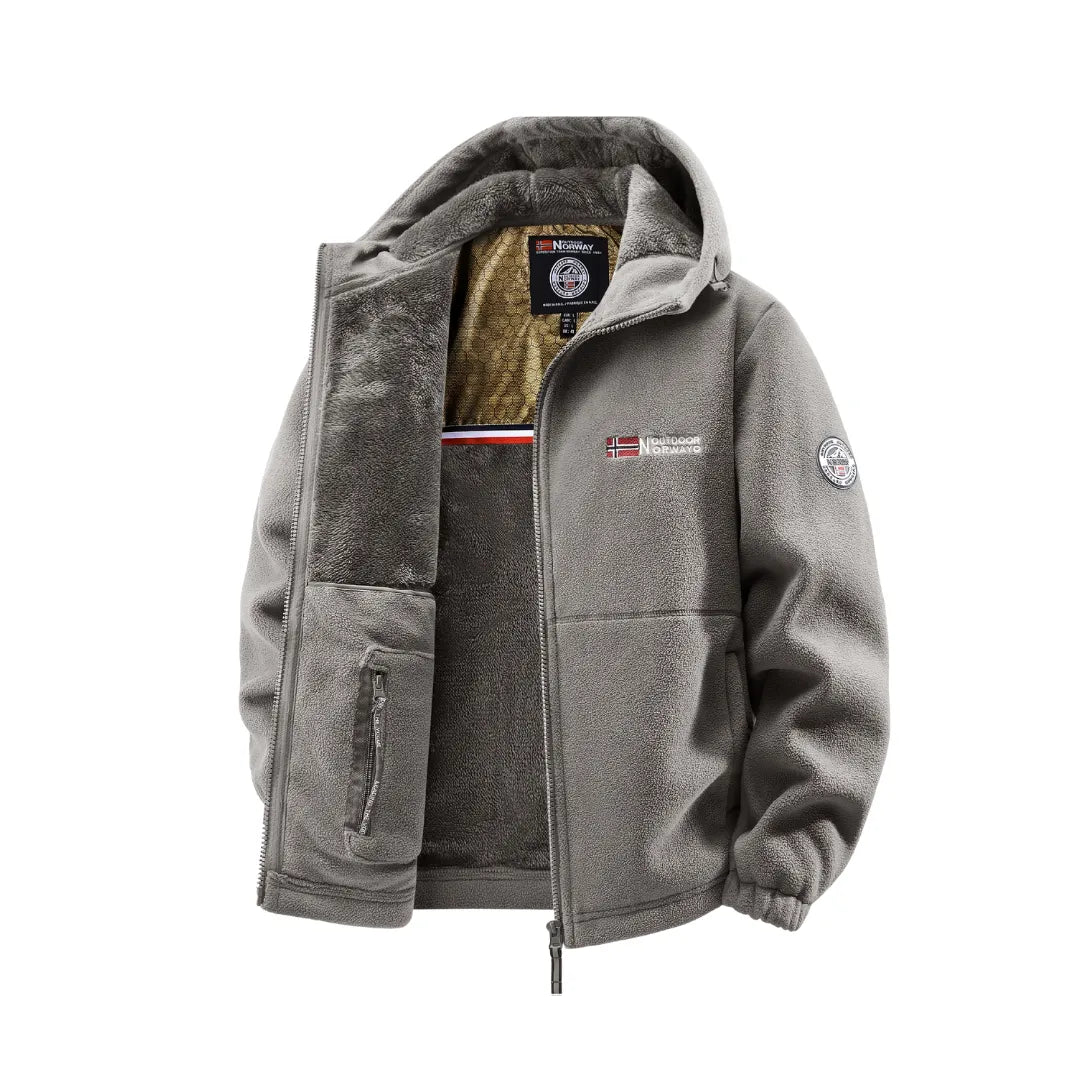 Thermische Winterjacke für Herren mit Fleecefutter