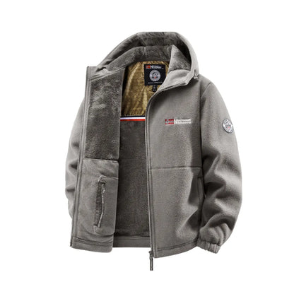 Thermische Winterjacke für Herren mit Fleecefutter