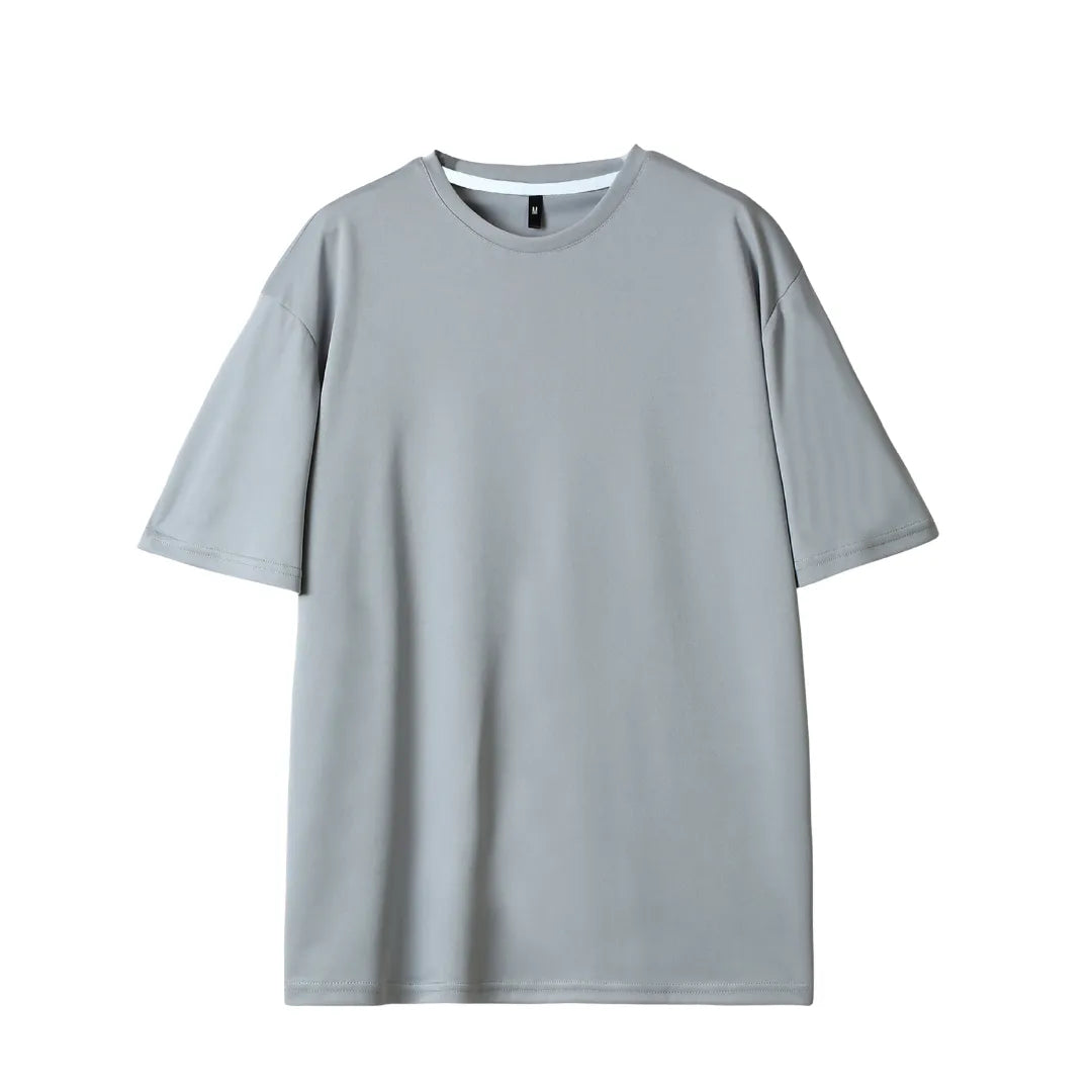 Heren Basic Zomer T-Shirt met Korte Mouw