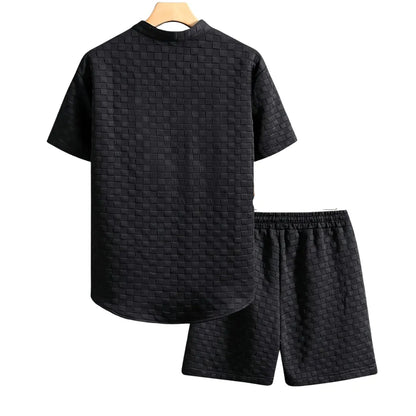 Heren Zomerset met Overhemd en Shorts – Tweedelige Vrijetijdsoutfit