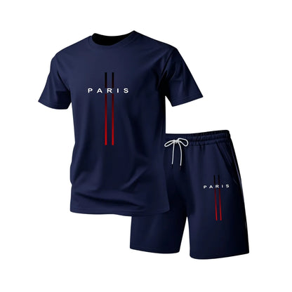 Heren Paris Zomerset met T-Shirt en Shorts