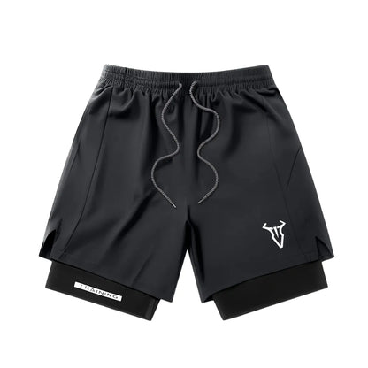 Heren Sport Shorts met Geometrisch Design