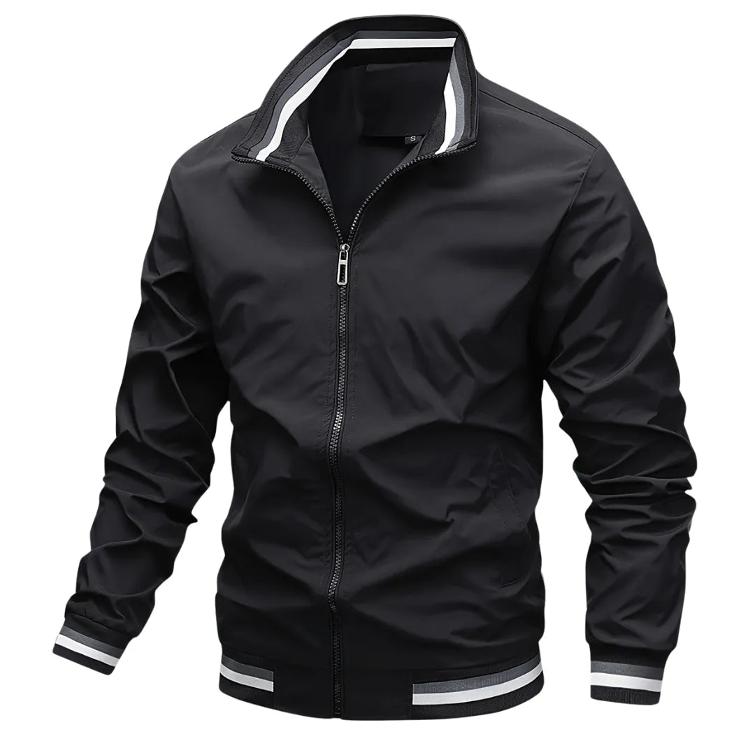 Klassische Bomberjacke für Herren mit Reißverschluss