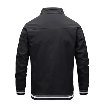 Klassische Bomberjacke für Herren mit Reißverschluss
