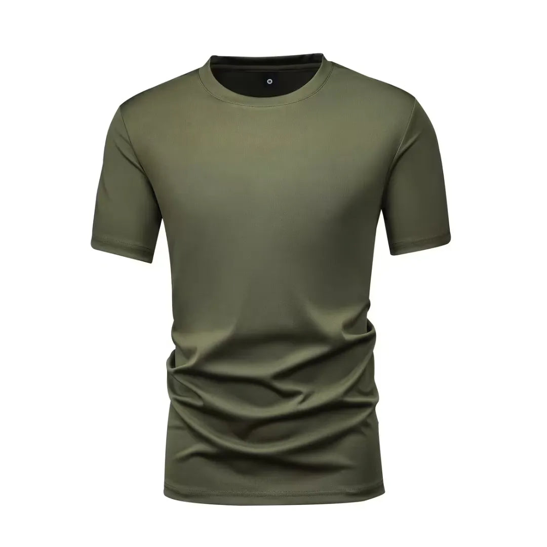 Heren Basic T-Shirt met Korte Mouw