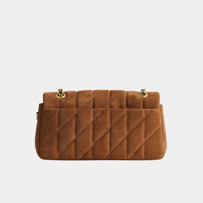 Quilted 26 Suede Bag