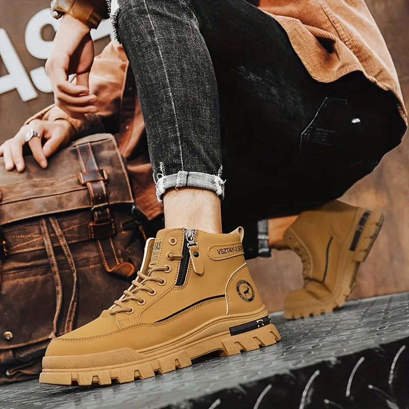 Heren Mid-Top Casual Boots voor Elke Dag