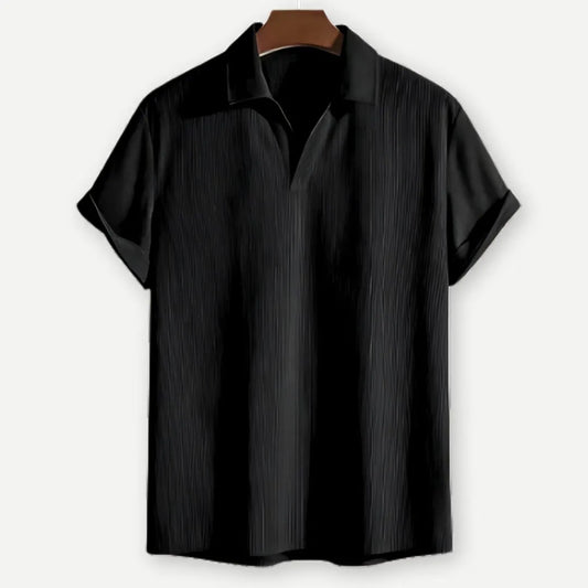Heren Ribbel Polo met Johnny Kraag
