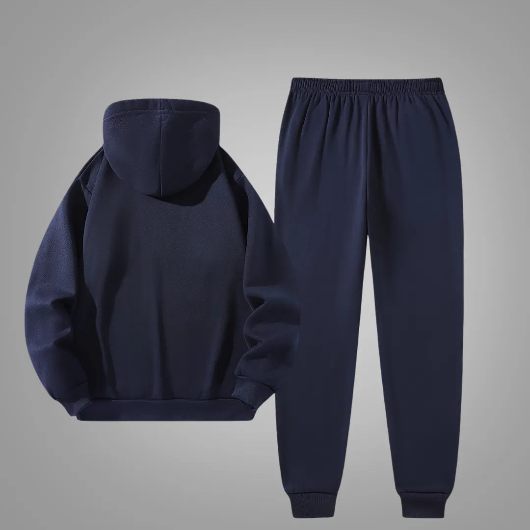 Heren Joggingpak met Capuchon – Hoodie & Joggingbroek met Paris Print