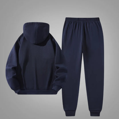 Heren Joggingpak met Capuchon – Hoodie & Joggingbroek met Paris Print