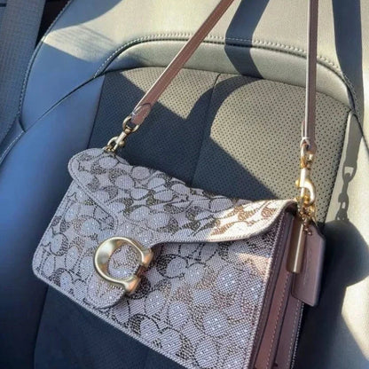 Tabby Shoulder Bag 26 Crystal - Rovenze