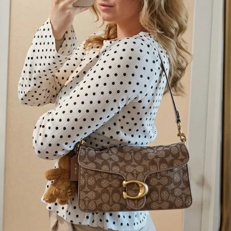Tabby Shoulder Bag 26 Crystal - Rovenze
