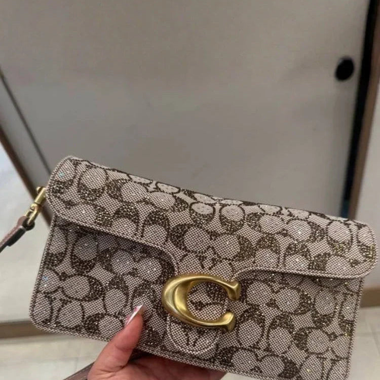 Tabby Shoulder Bag 26 Crystal - Rovenze