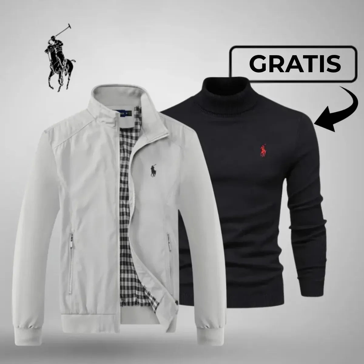 Premium Bomberjacke + GRATIS Pullover