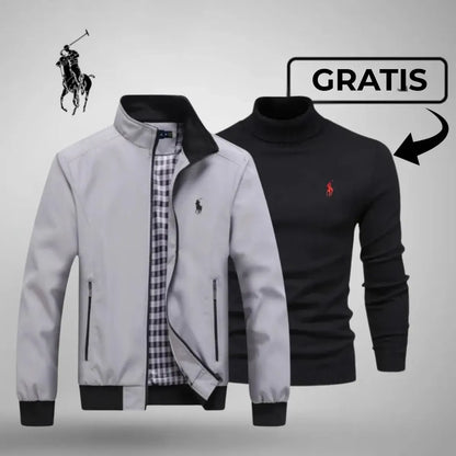 Premium Bomberjacke + GRATIS Pullover