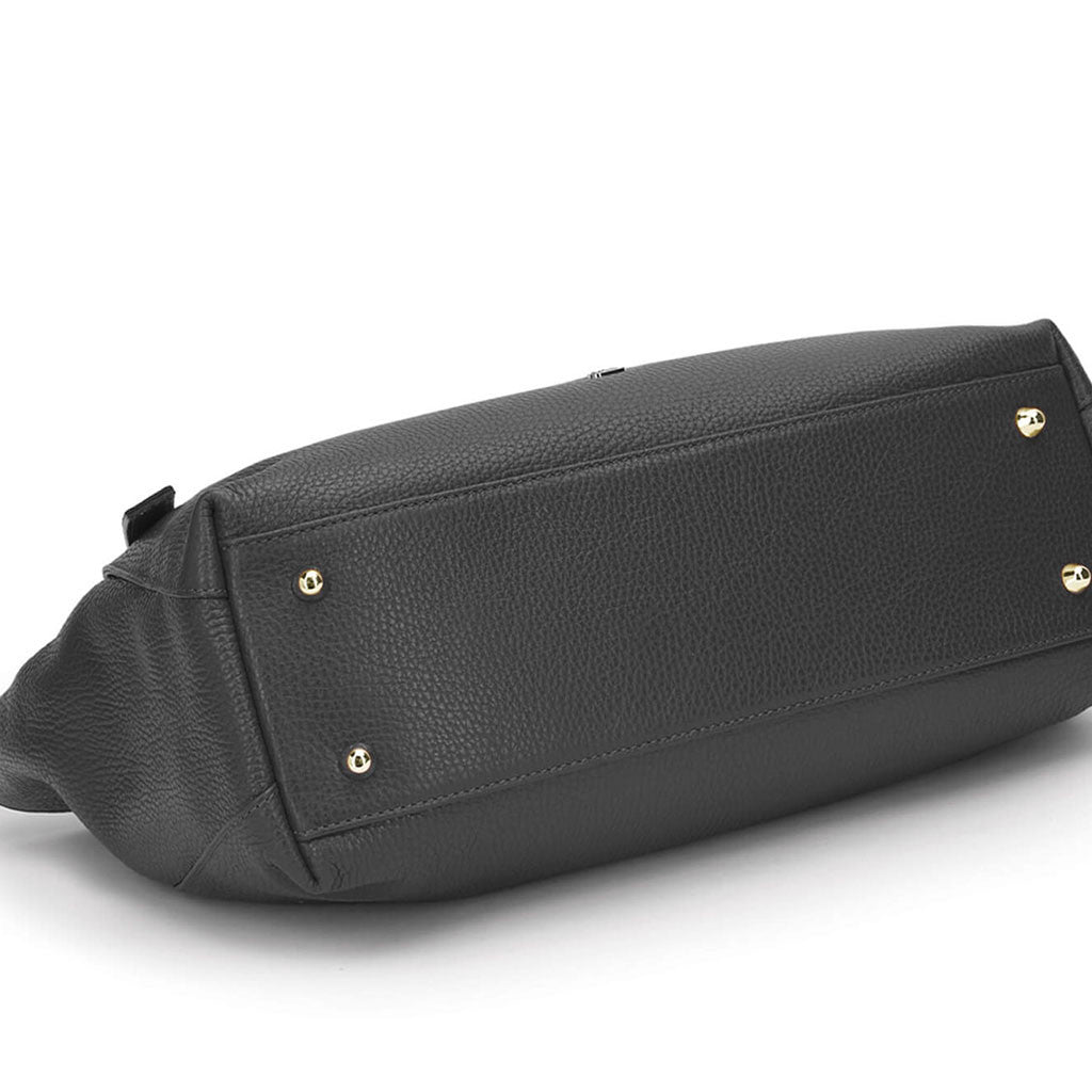 Ludmilla Large Leather Shoulder Bag – Adjustable Straps