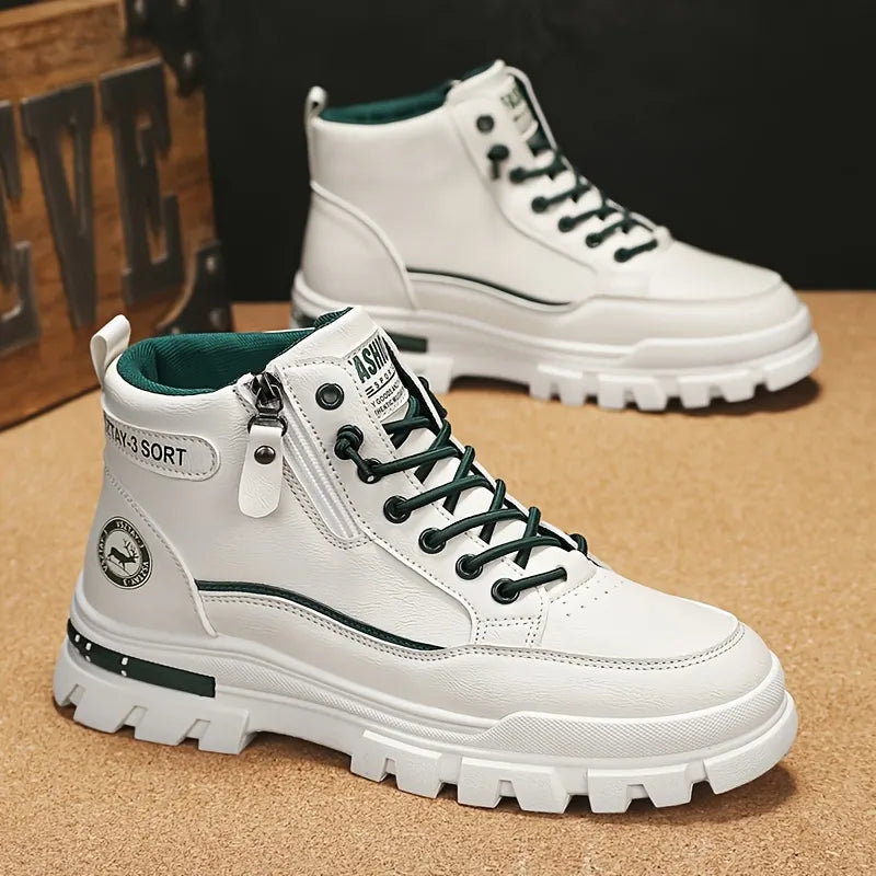 Heren Mid-Top Casual Boots voor Elke Dag