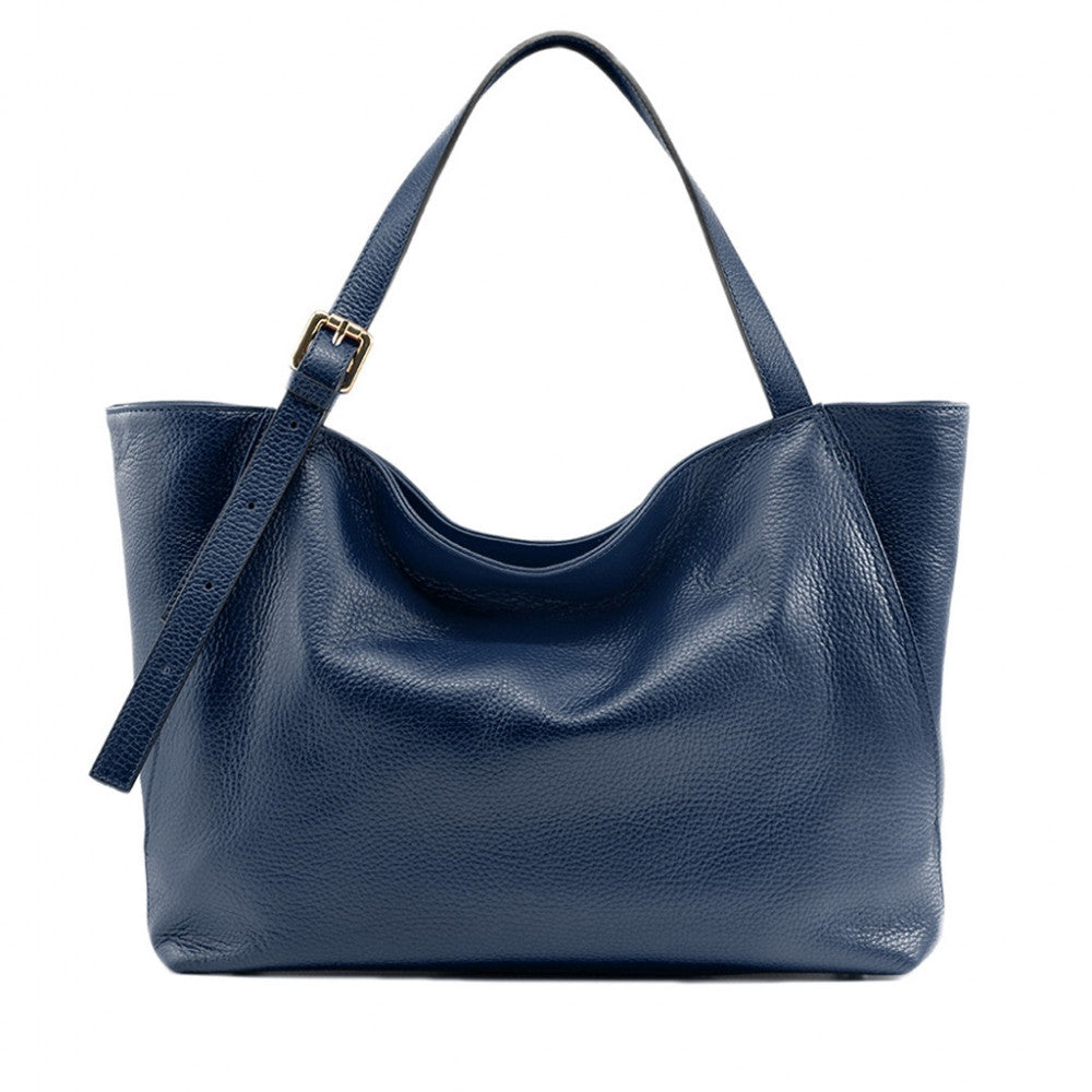 Ludmilla Large Leather Shoulder Bag – Adjustable Straps