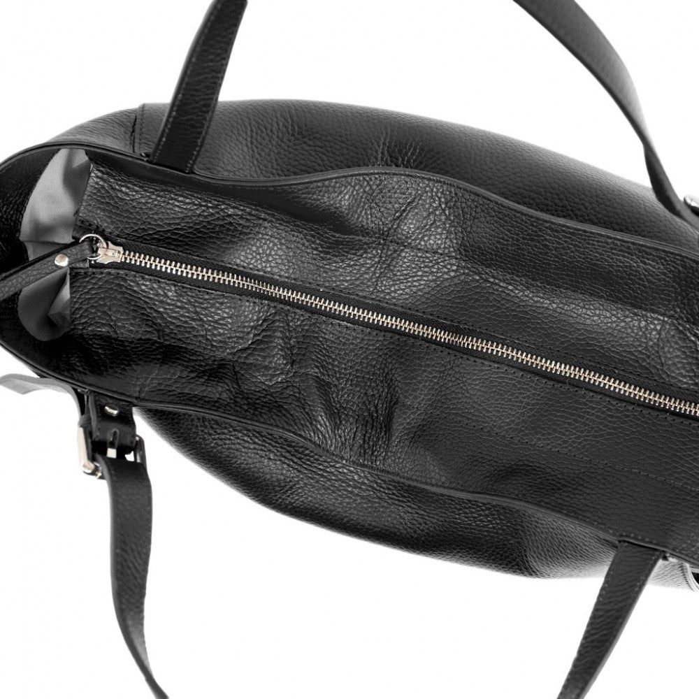 Ludmilla Large Leather Shoulder Bag – Adjustable Straps