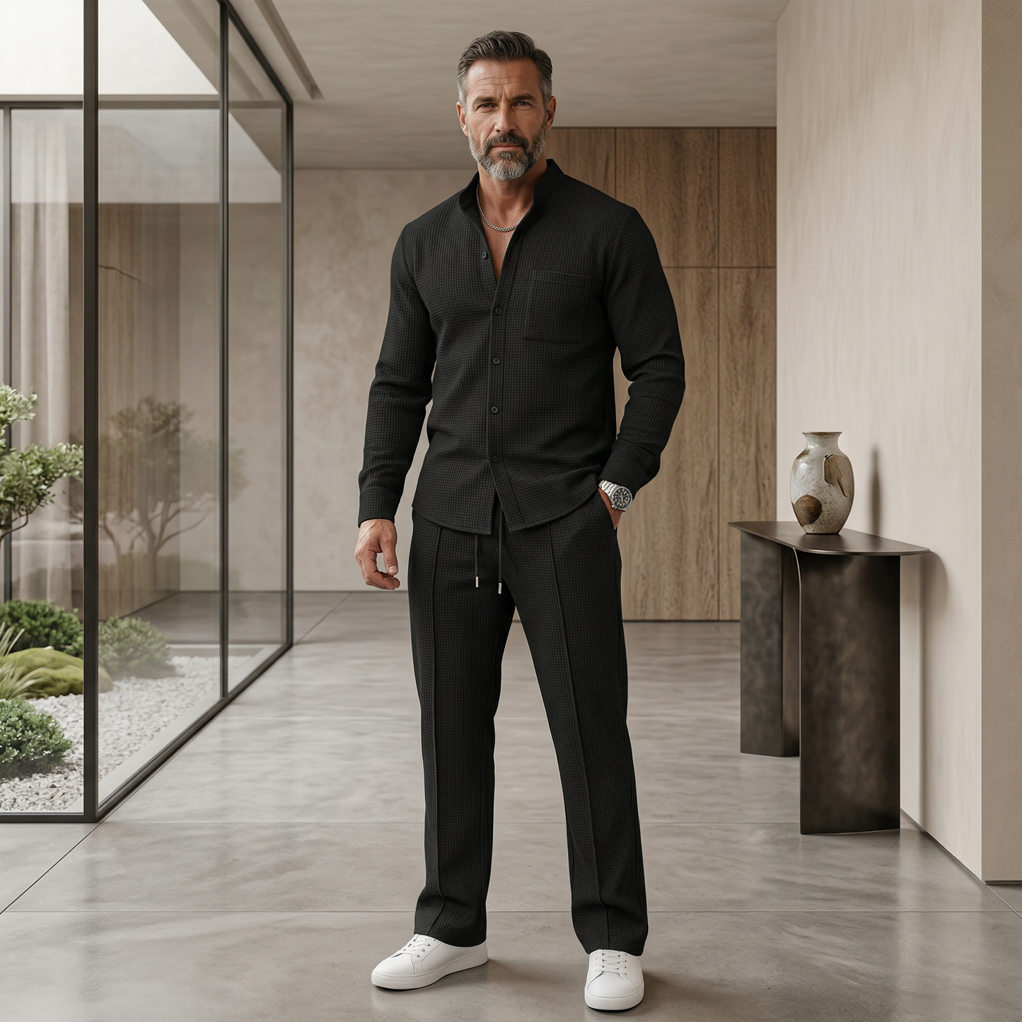 Stijlvolle Tweedelige Set met Hoog Draagcomfort