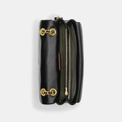 Quilted 26 Black Bag