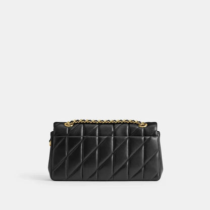 Quilted 26 Black Bag
