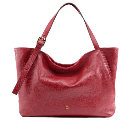 Ludmilla Large Leather Shoulder Bag – Adjustable Straps