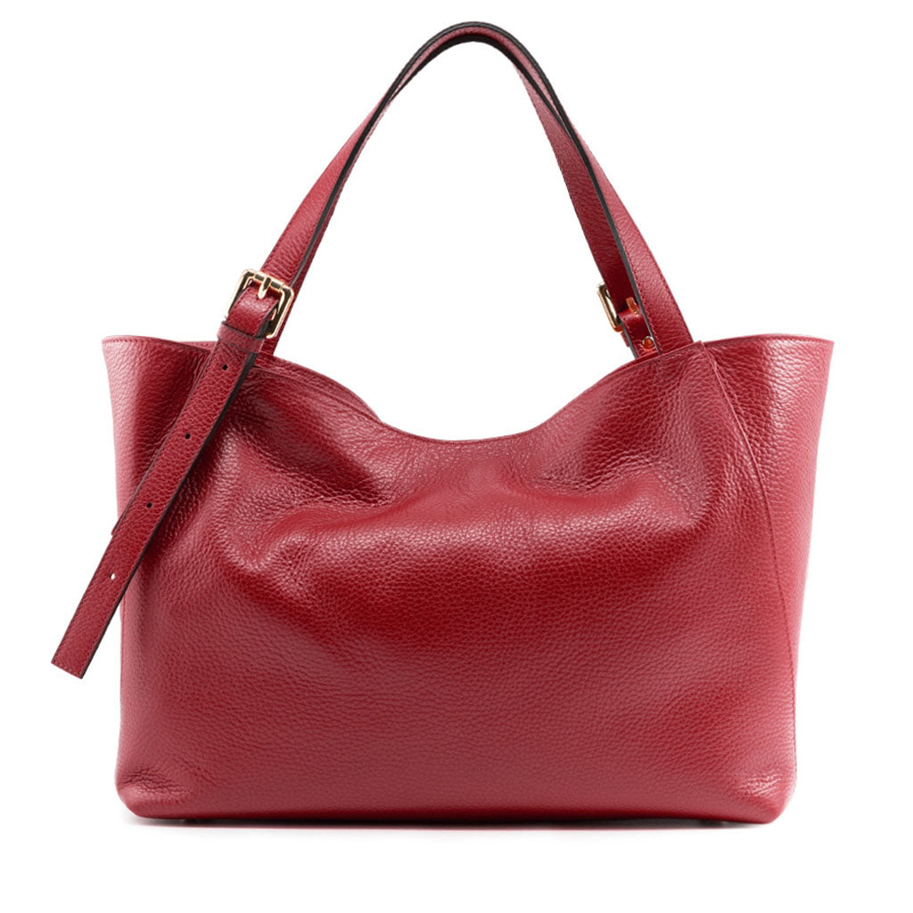 Ludmilla Large Leather Shoulder Bag – Adjustable Straps