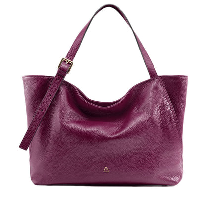 Ludmilla Large Leather Shoulder Bag – Adjustable Straps