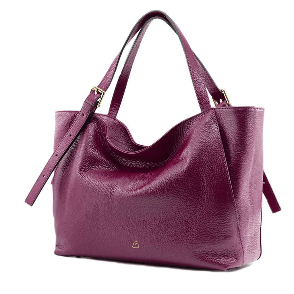 Ludmilla Large Leather Shoulder Bag – Adjustable Straps