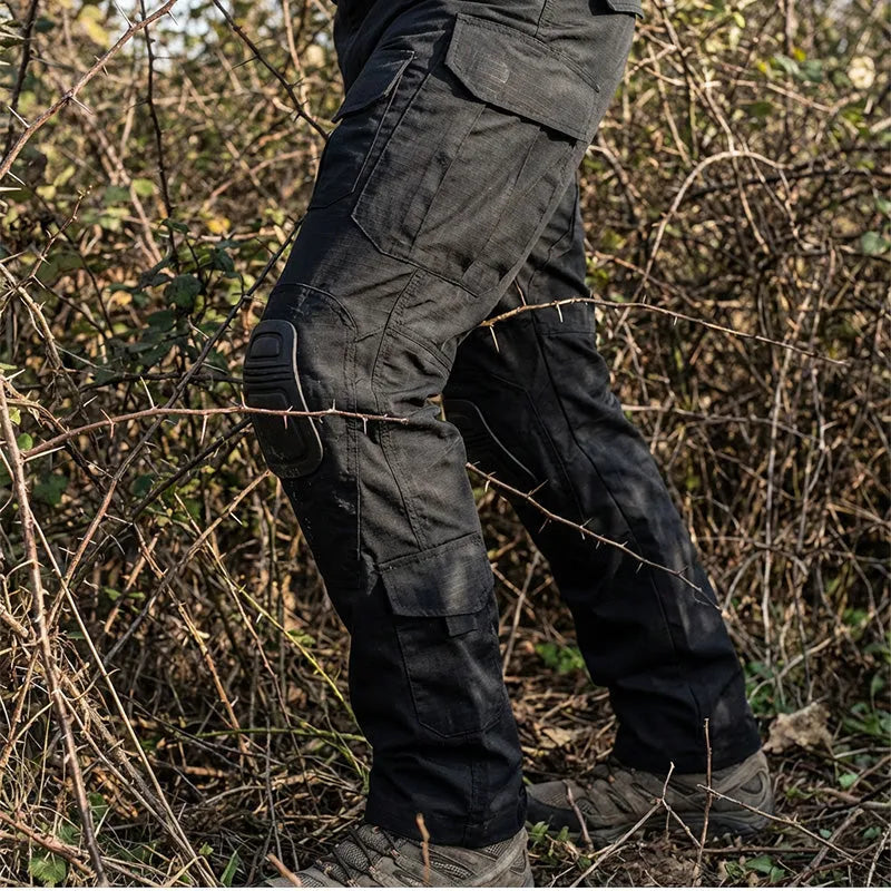 50 % RABATT – Robuste Herren-Cargohose mit integrierten Kniepolstern